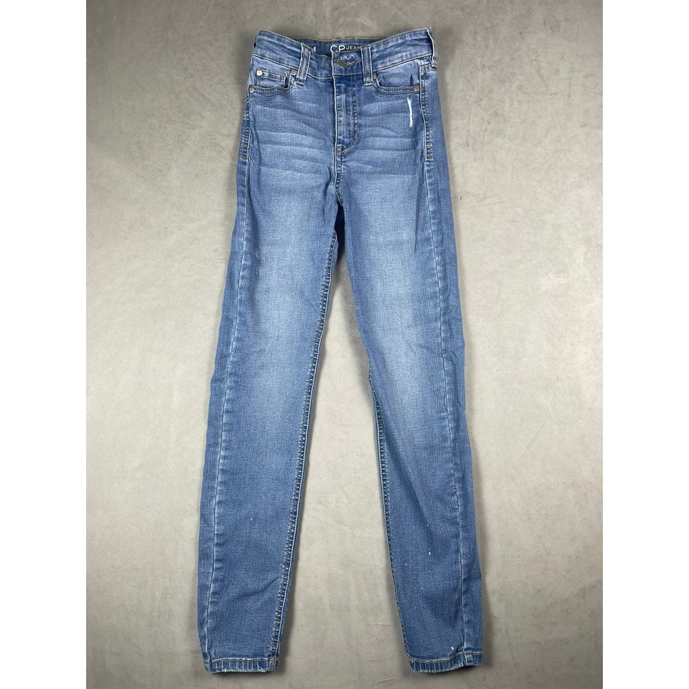CP Jeans Womens Size 1/25 High Rise Skinny Jeans Medium Wash Blue Denim Pants‎